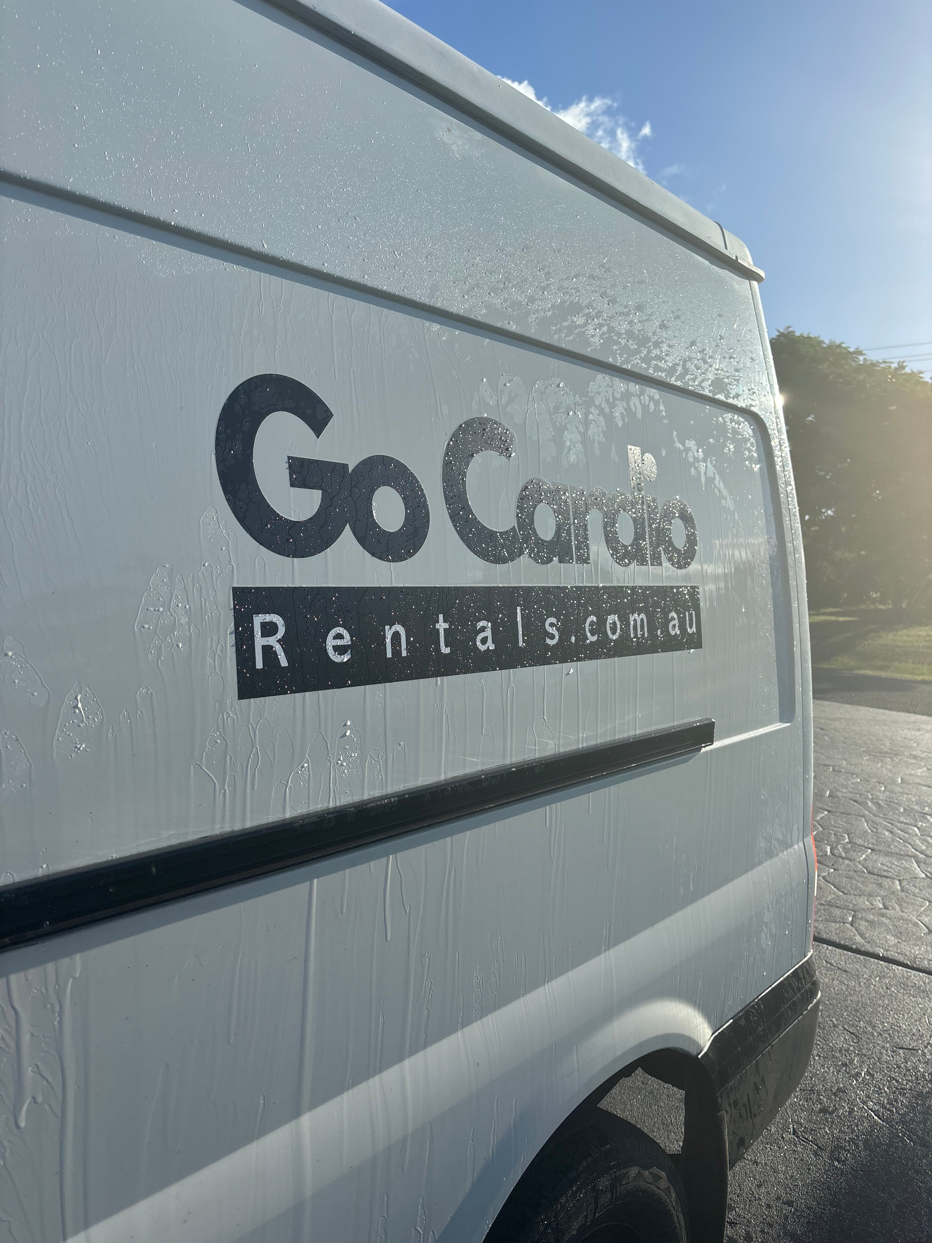 Go Cardio Rentals branded gear